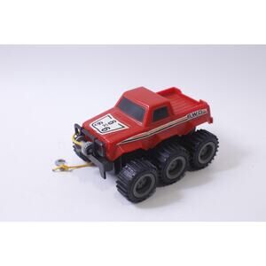 Lanard, 1984, Blue Pickup Truck, Six Wheels,  Car, Vehicle, Vintage, Toy, Collec